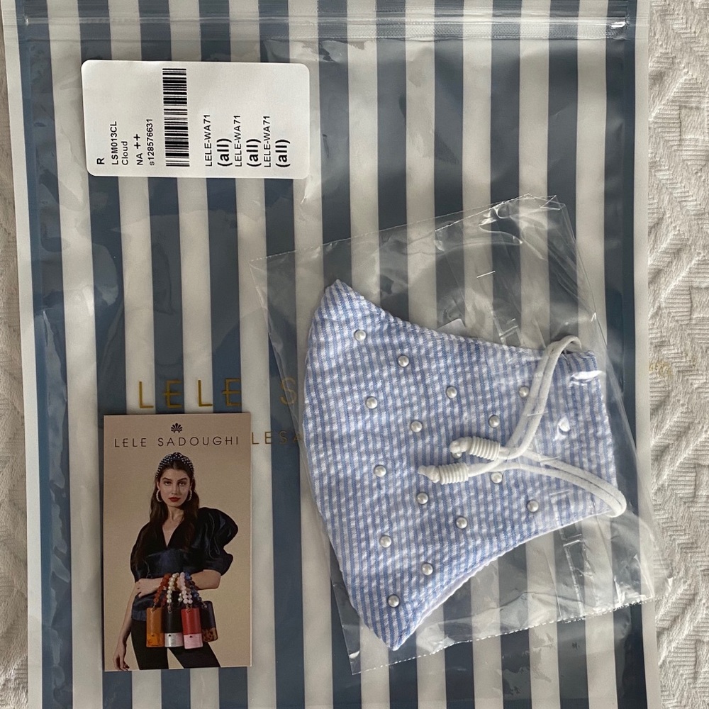 Lele Sadoughi face mask adult